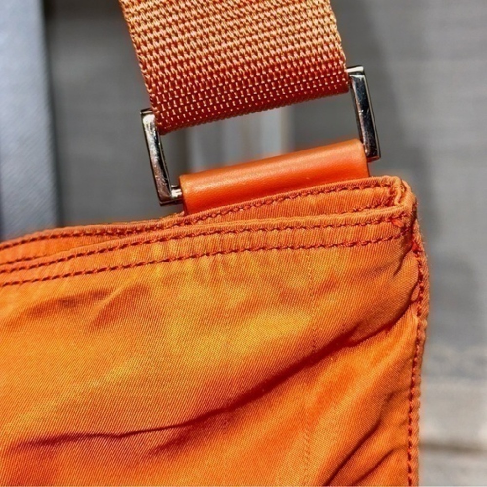 AUTHENTIC Orange Crossbody tote. In Papaya. - Picture 13 of 16